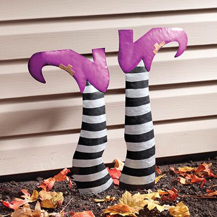 View product details for Metal Witch Legs Set of 2 by Fox River Creations™