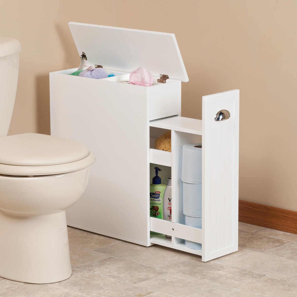 Slim Bathroom Storage Cabinet by OakRidge™ + '-' + 360086
