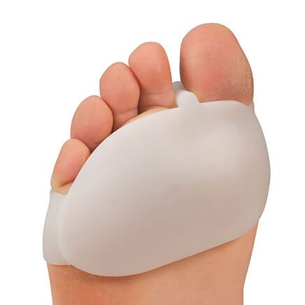 Silicone Ball of Foot Pad with Toe Separator by Silver Steps™, 1 Pair-360241