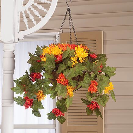 Fully Assembled Hanging Mum Basket by OakRidge™-360308