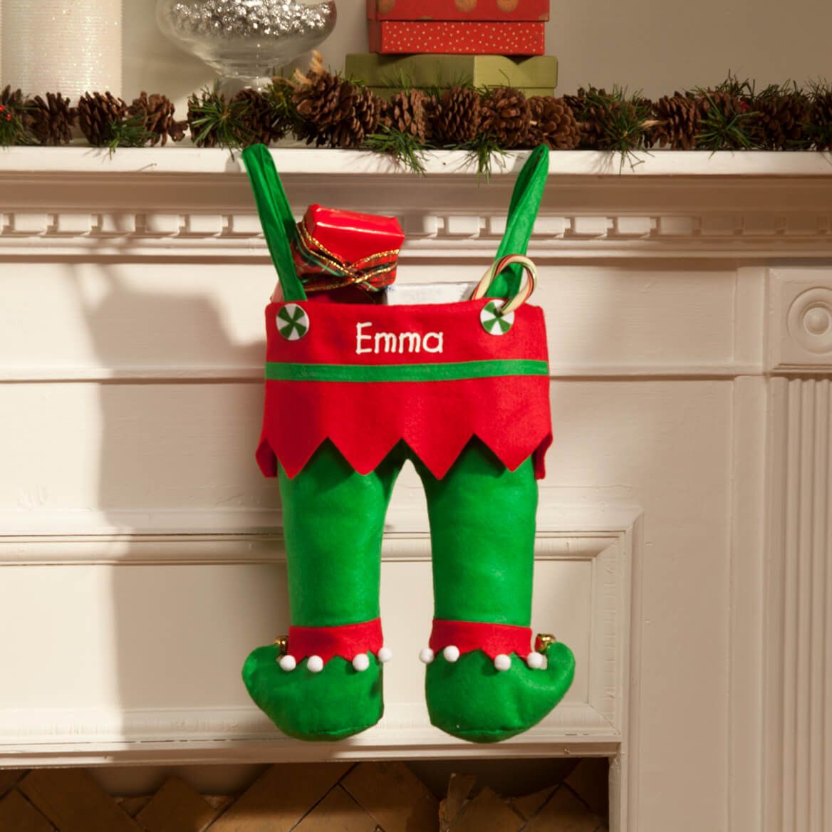Personalized Elf Pants Stocking + '-' + 360356