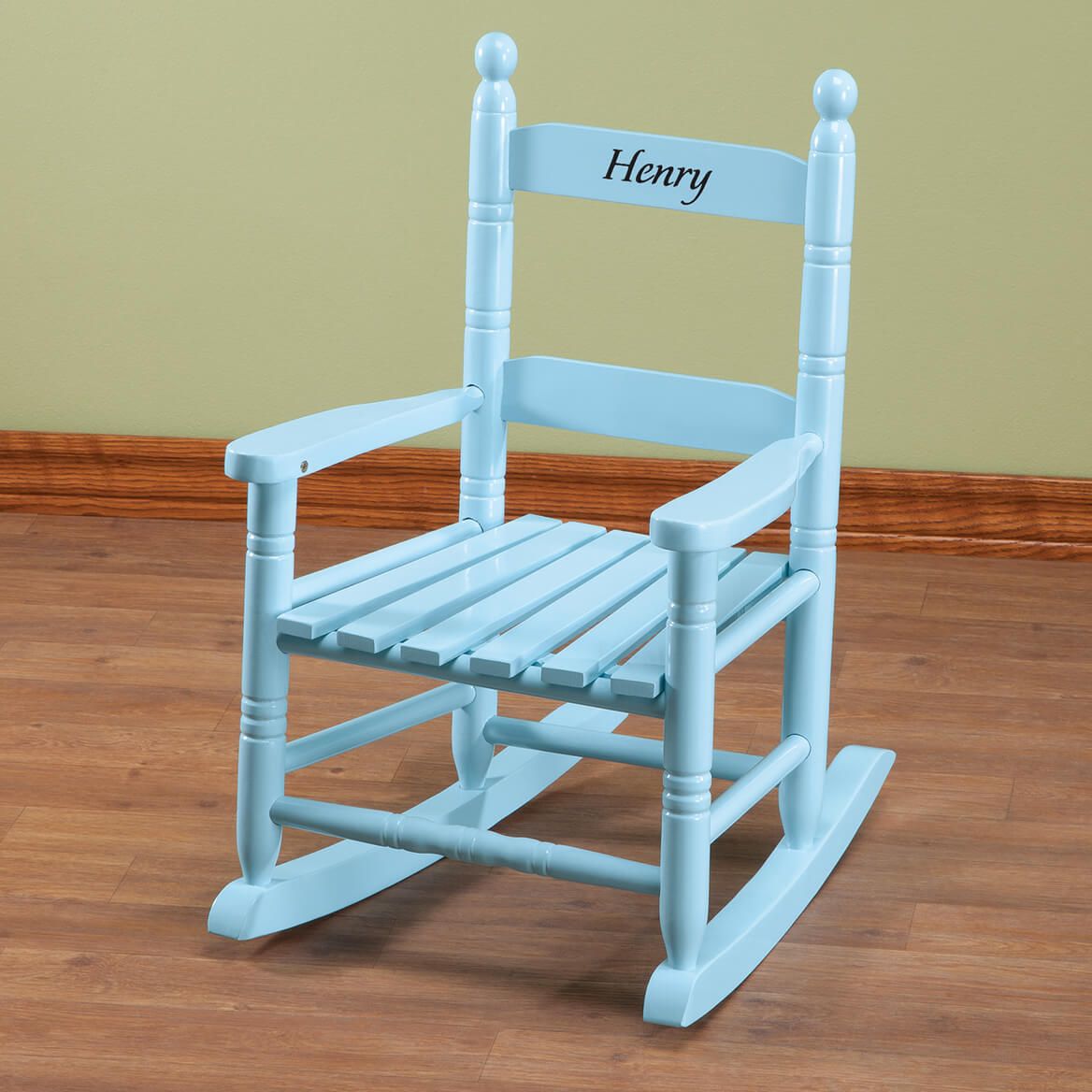 Personalized Blue Children's Rocker + '-' + 361819