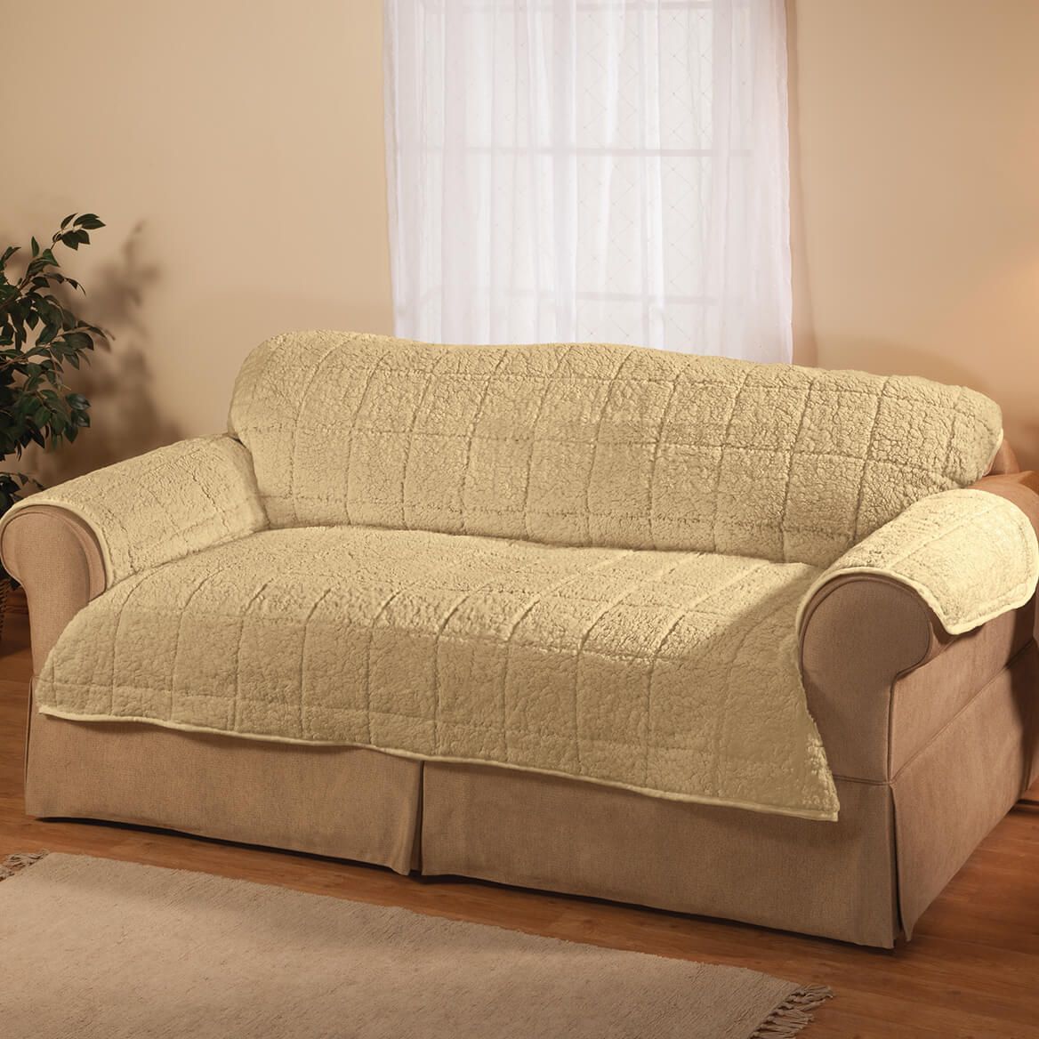 Bradley Sherpa Loveseat Protector by OakRidge + '-' + 362642