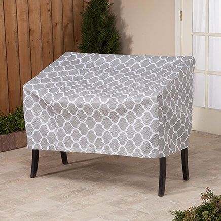Trellis Pattern Quilted Lounge Cover, 64"L x 33"H x 37"W-362890
