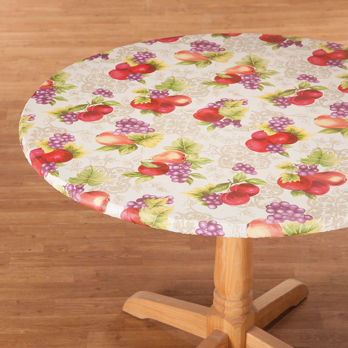 Fruit Harvest Vinyl Elasticized Table Cover + '-' + 363281