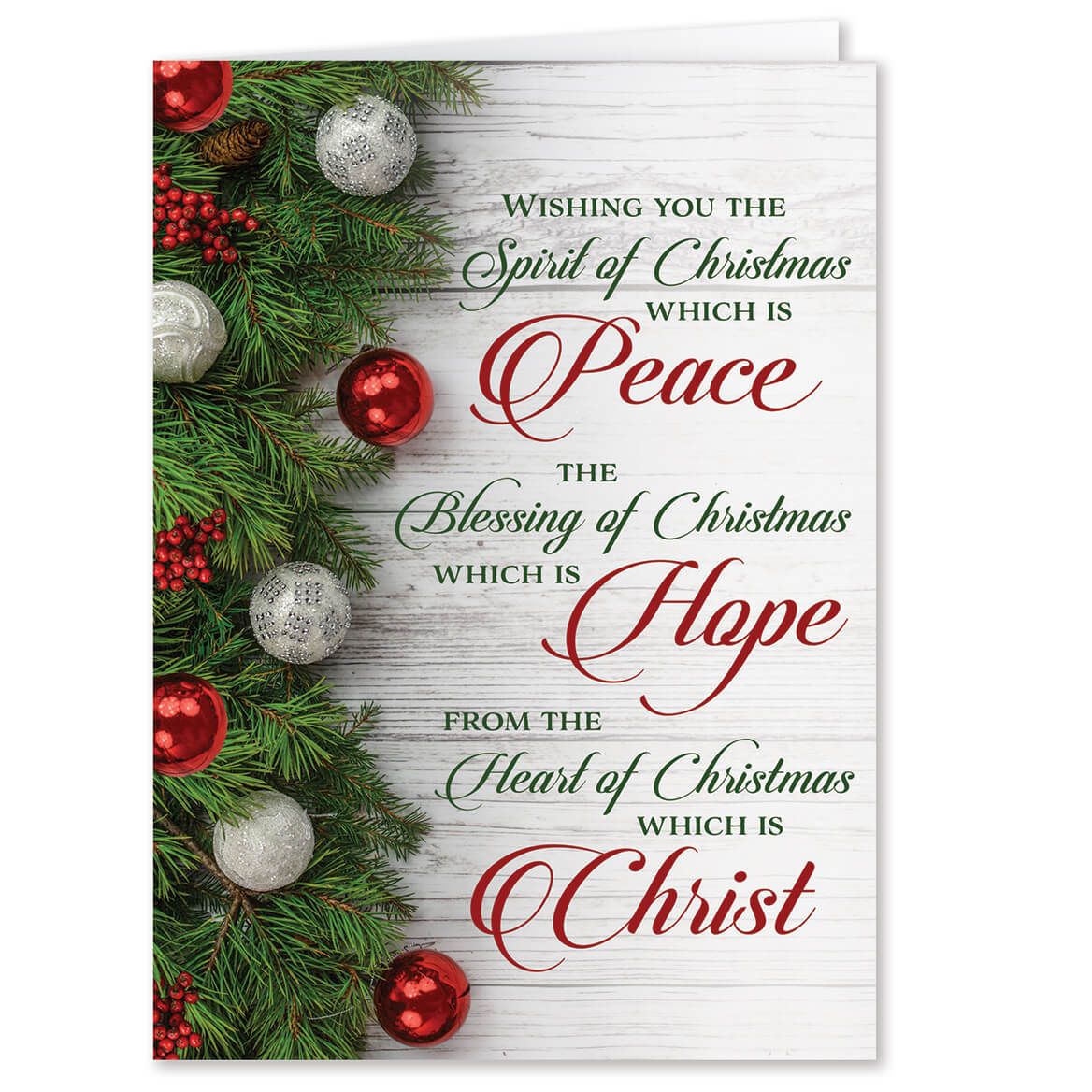 Peace, Hope, Christ Christmas Cards, Set of 20 + '-' + 364061