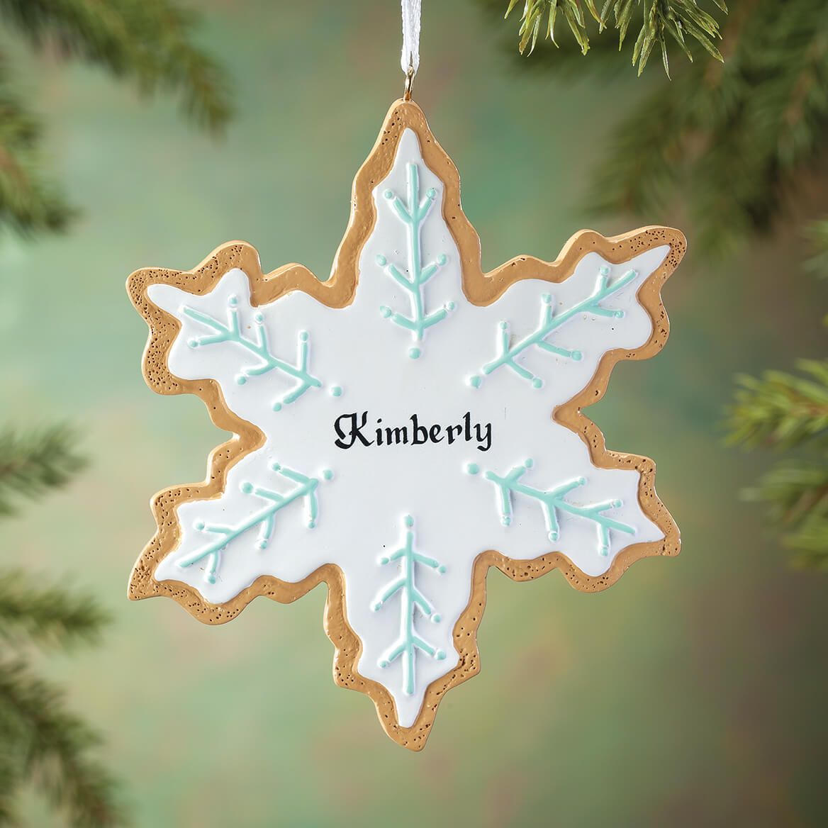 Personalized Snowflake Cookie Ornament + '-' + 364877