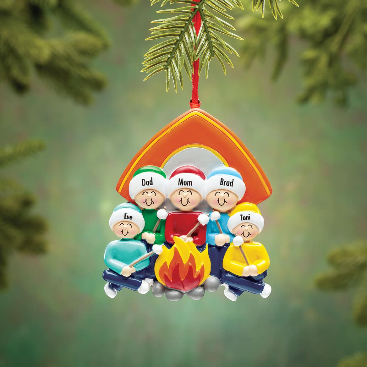 Personalized Camping Family Ornament + '-' + 365442