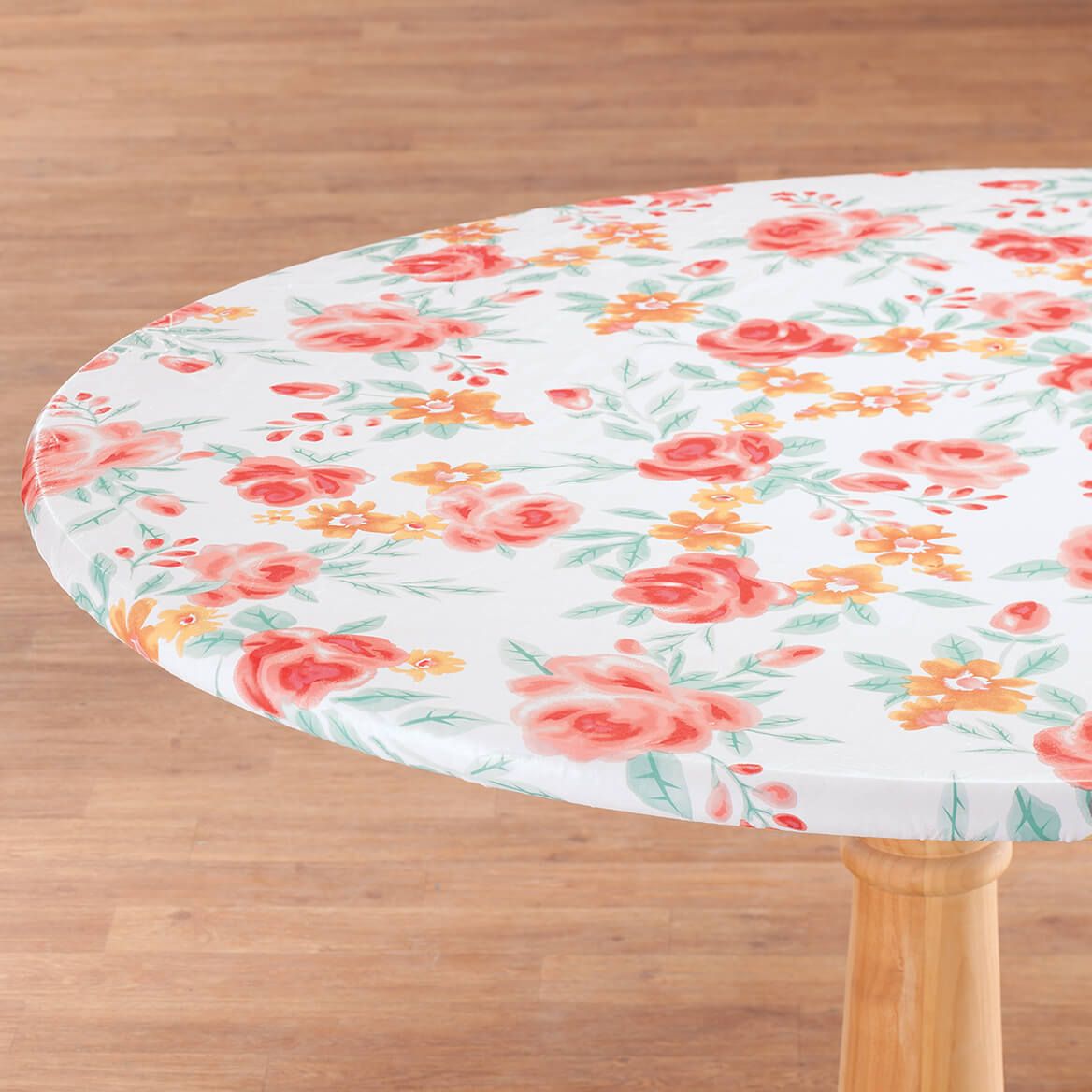 Watercolor Vinyl Elasticized Table Cover by Home-Style Kitchen™ + '-' + 366971