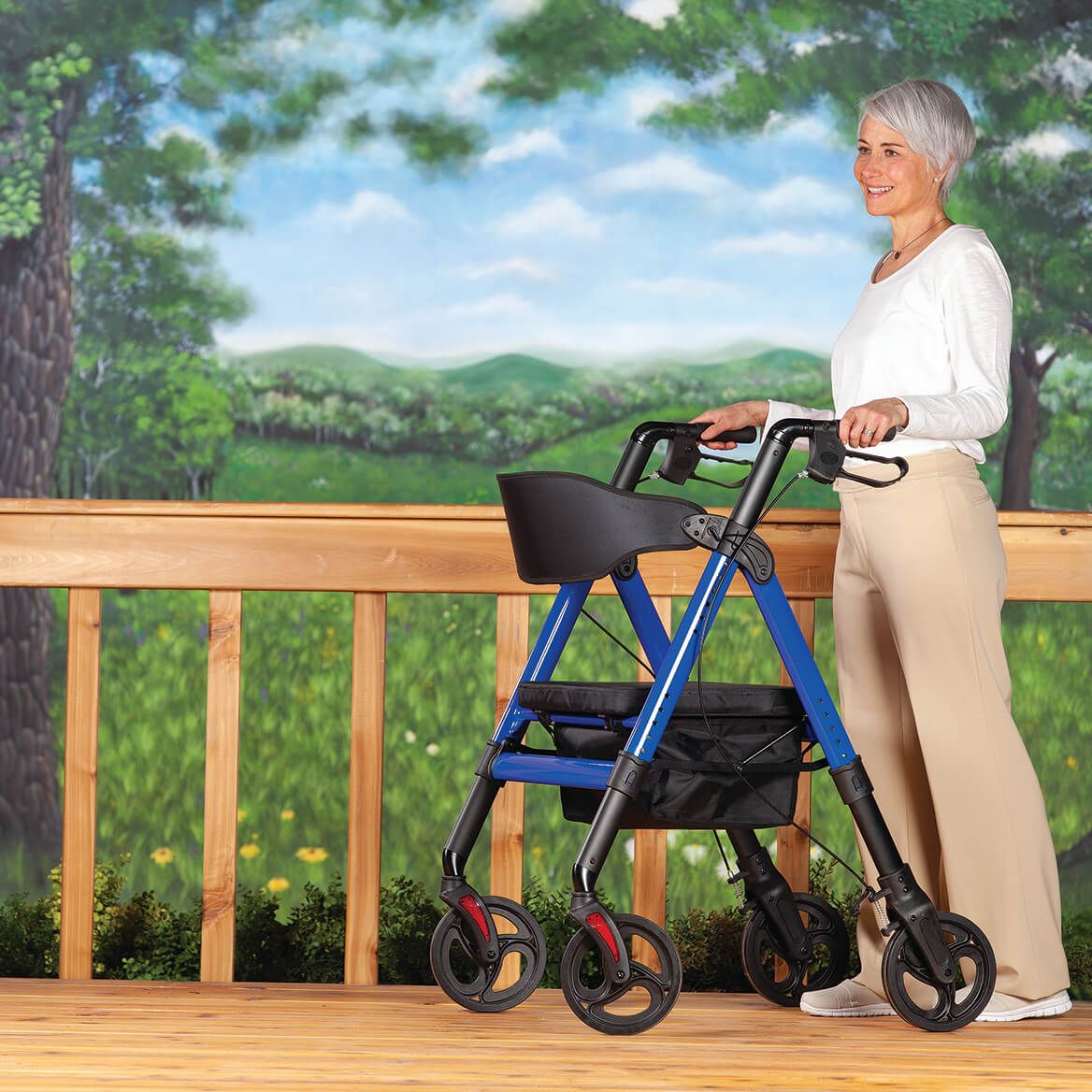 Aluminum Bariatric Rollator + '-' + 367992