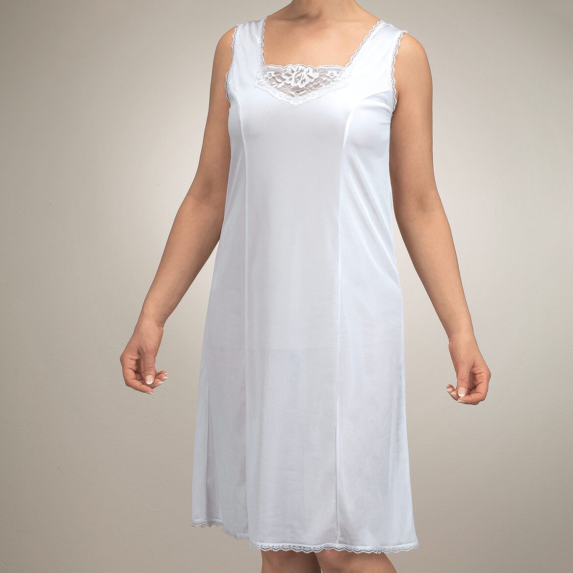 Easy Comforts Style™ Lace Trimmed Full Slip + '-' + 368010