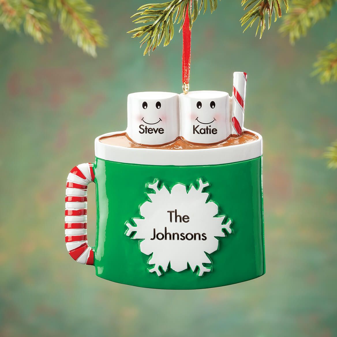 Personalized Cocoa Mug Family Ornament + '-' + 368181