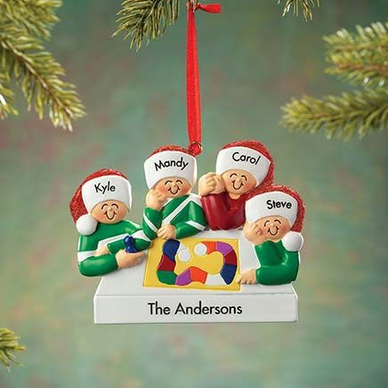 Personalized Board Game Family Ornament-368555