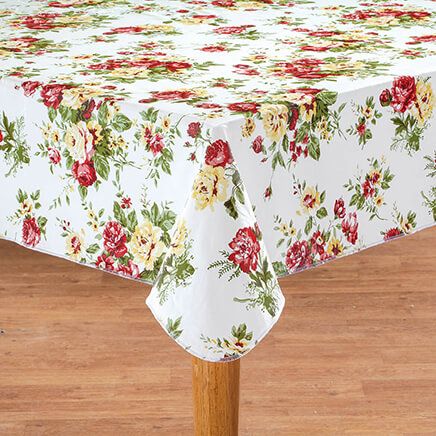 Country Rose Vinyl Table Cover by Chef's Pride™-368834