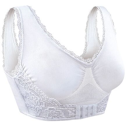 Lovely Lace Front Hook Bra-369764
