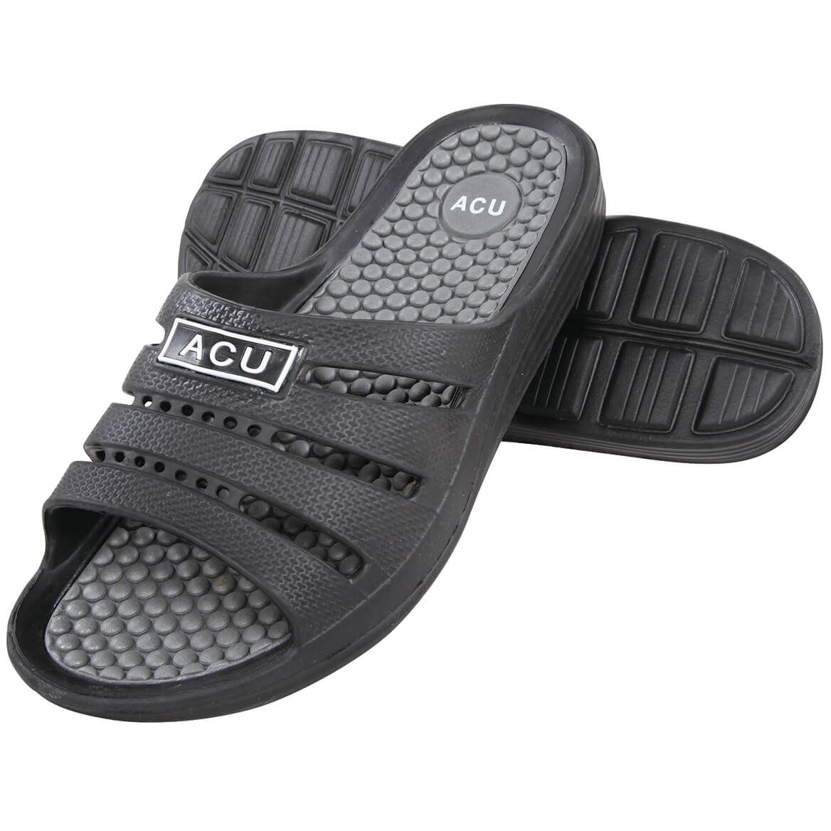 Massaging Comfort Slides, Men's + '-' + 370018