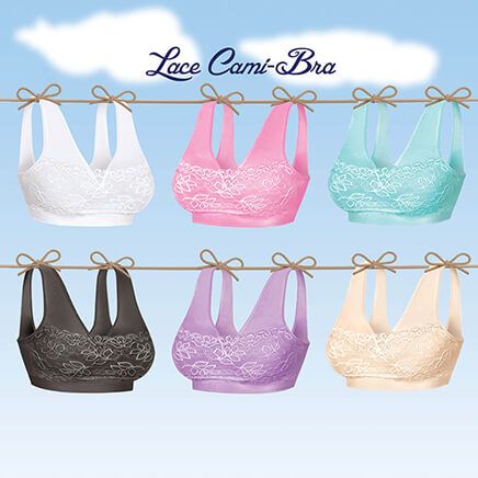 Lace Cami Stretch Bra-370067