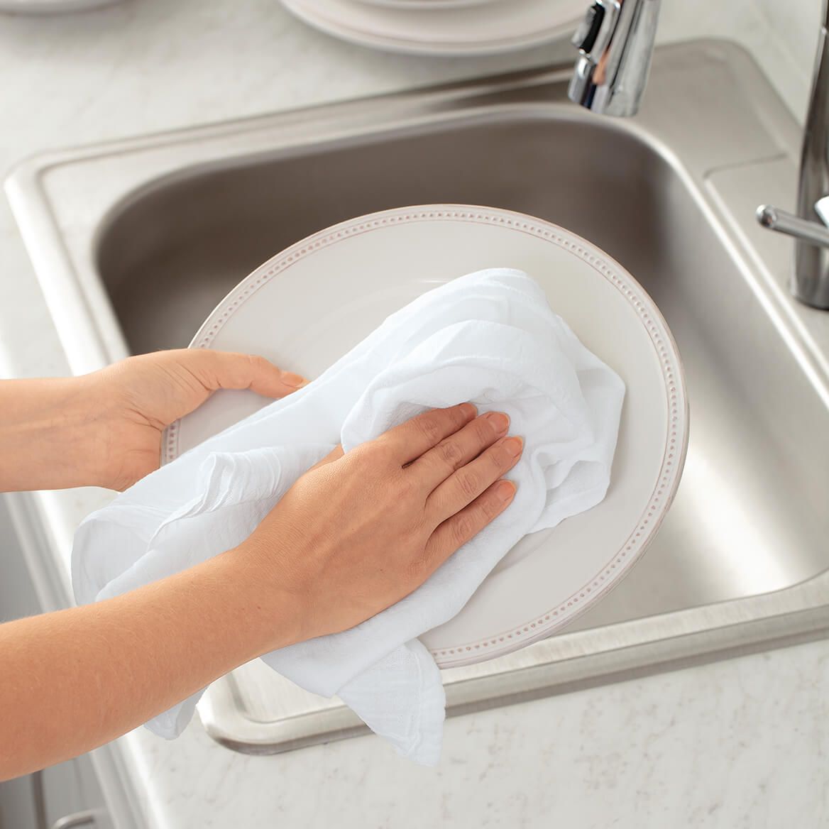 Jumbo Flour Sack Towels, Set of 5 + '-' + 370152