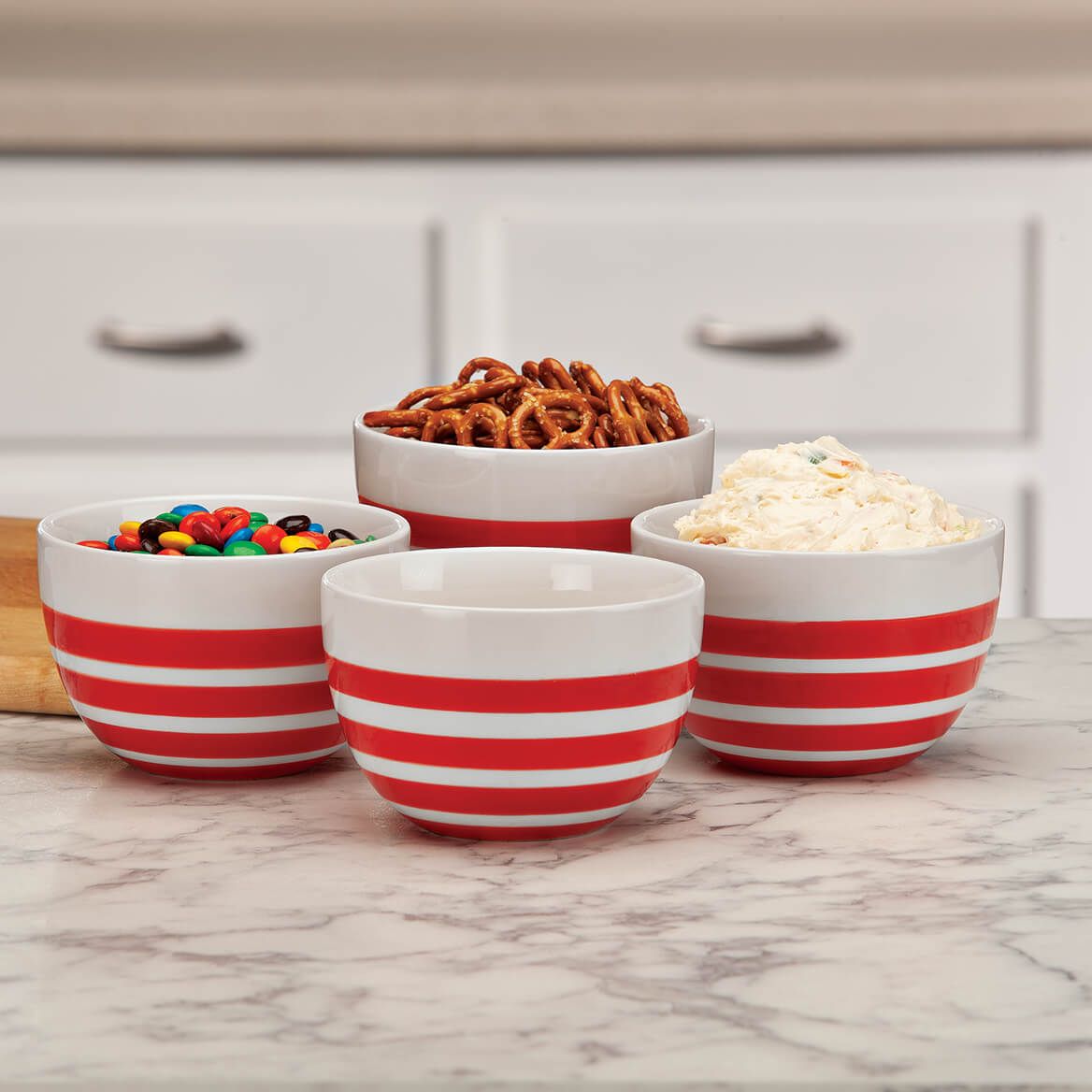 All-Purpose Ceramic Bowls, Set of 4 + '-' + 370743