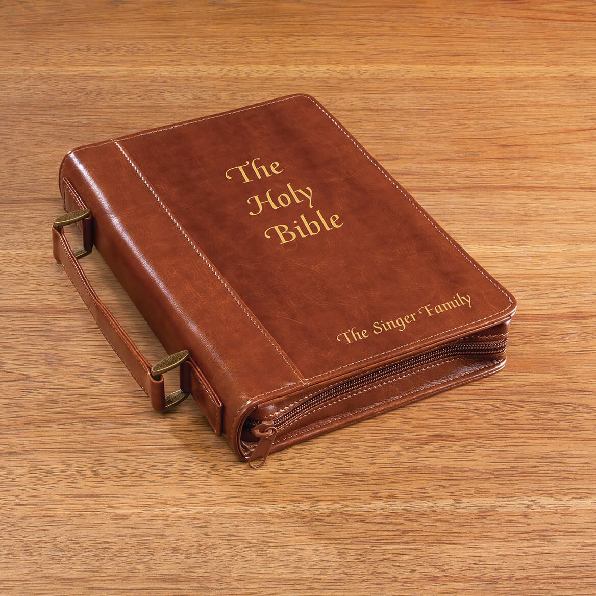Personalized Brown Bible Case + '-' + 370846