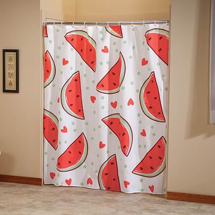 Watermelon Cloth Shower Curtain-371205