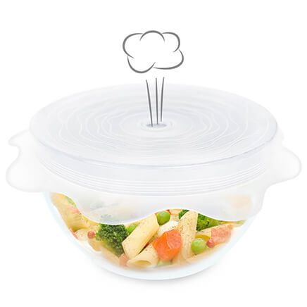 Silicone Vented Microwave Food Covers, Set of 2-371633