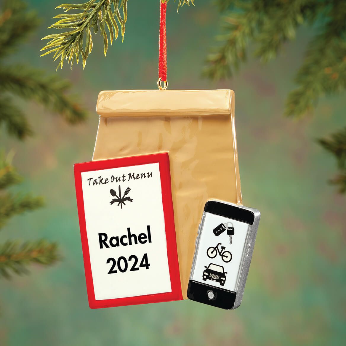 Personalized Take Out Ornament + '-' + 372252