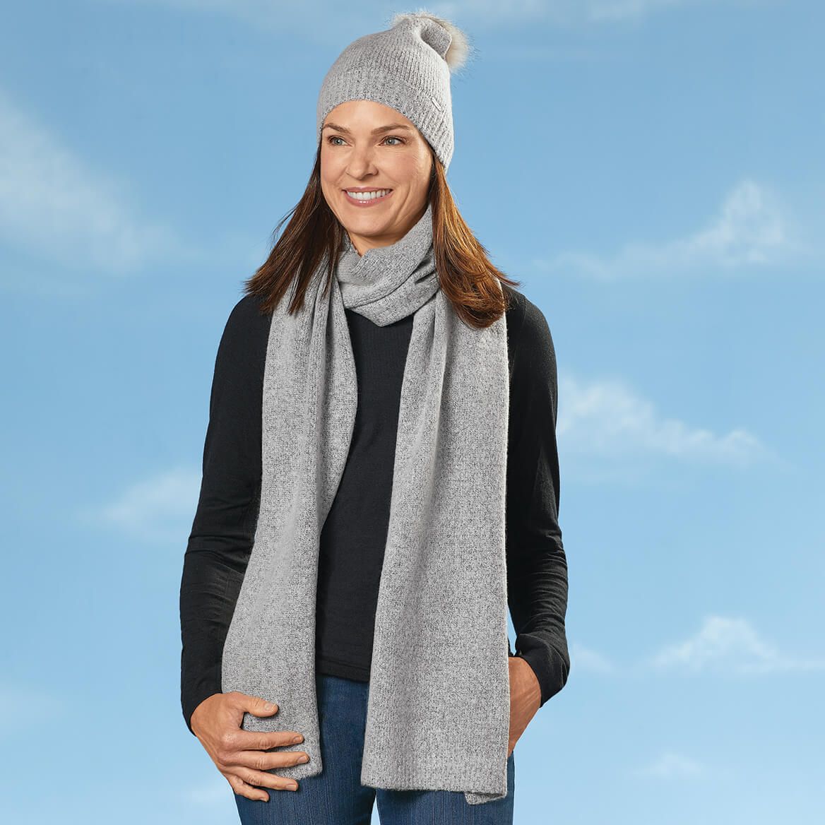 Jack & Missy® Luxe Hat and Scarf Set + '-' + 372531