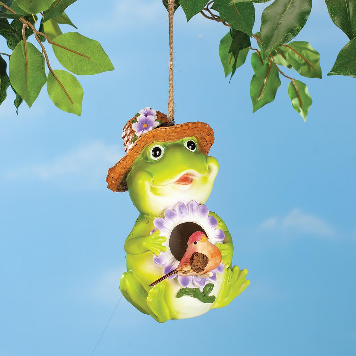 Resin Frog Birdhouse by Fox River™ Creations + '-' + 372552