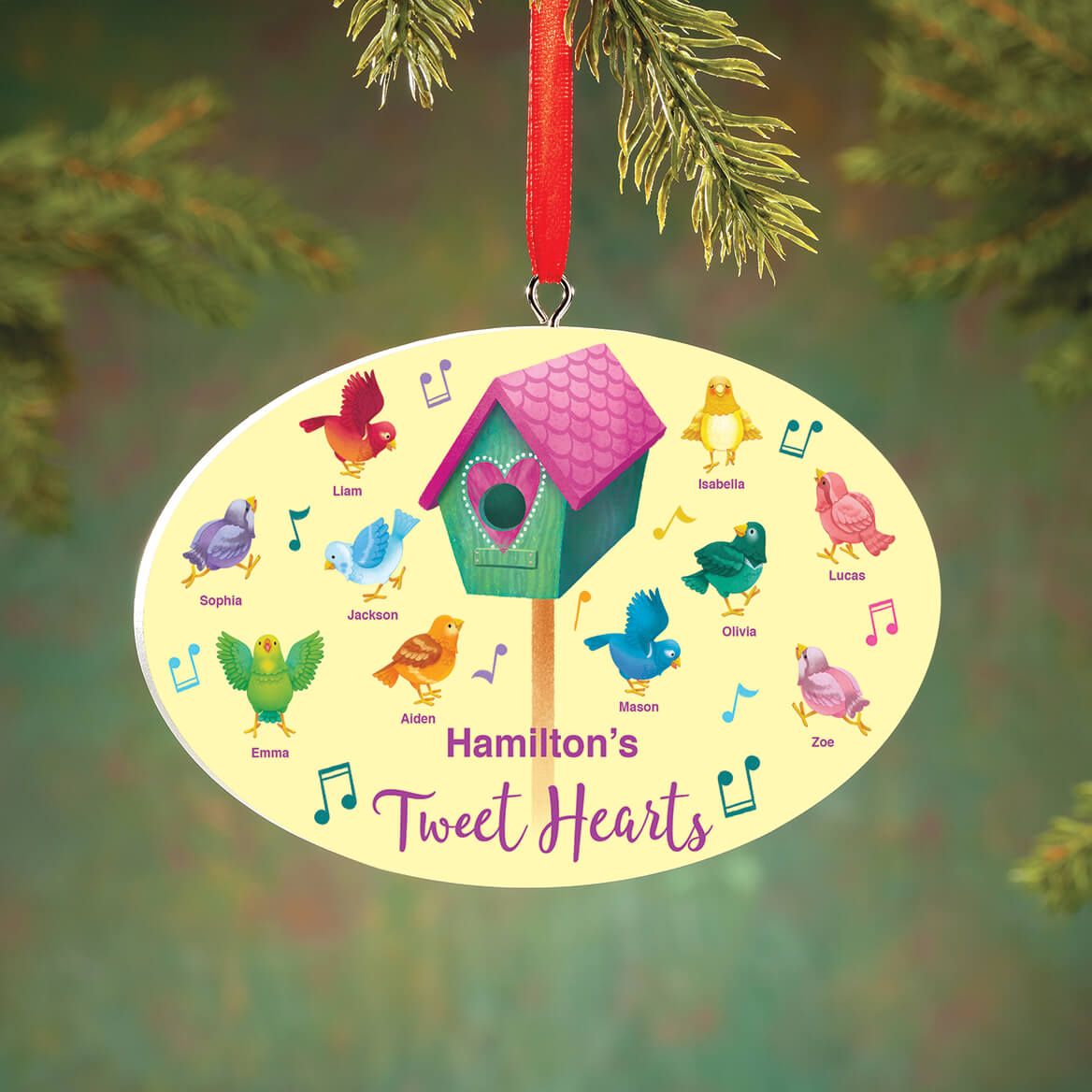 Personalized Tweet Hearts Ornament + '-' + 372591