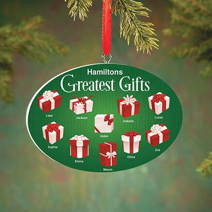 View product details for Personalized Greatest Gifts Ornament
