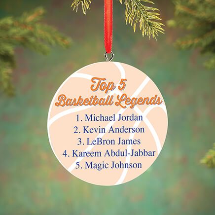 Personalized Basketball Legends Ornament-372719