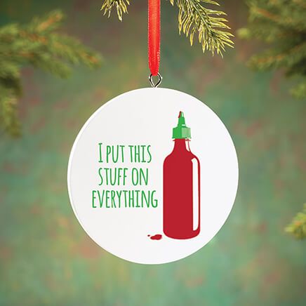 Personalized Hot Sauce Ornament-372729