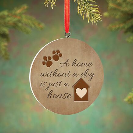 Personalized Home Without A Pet Ornament-372732