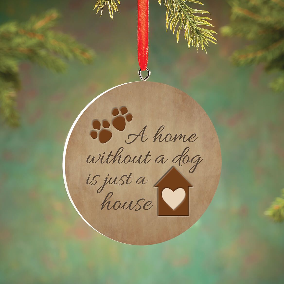 Personalized Home Without A Pet Ornament + '-' + 372732