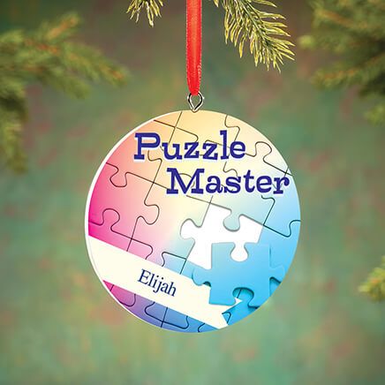 Personalized Puzzle Master Ornament-372864