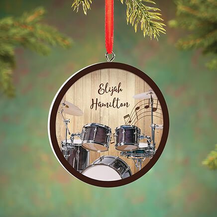 Personalized Drummer Ornament-372973