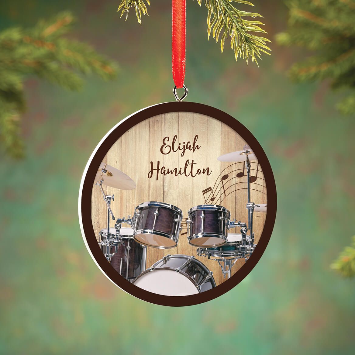 Personalized Drummer Ornament + '-' + 372973