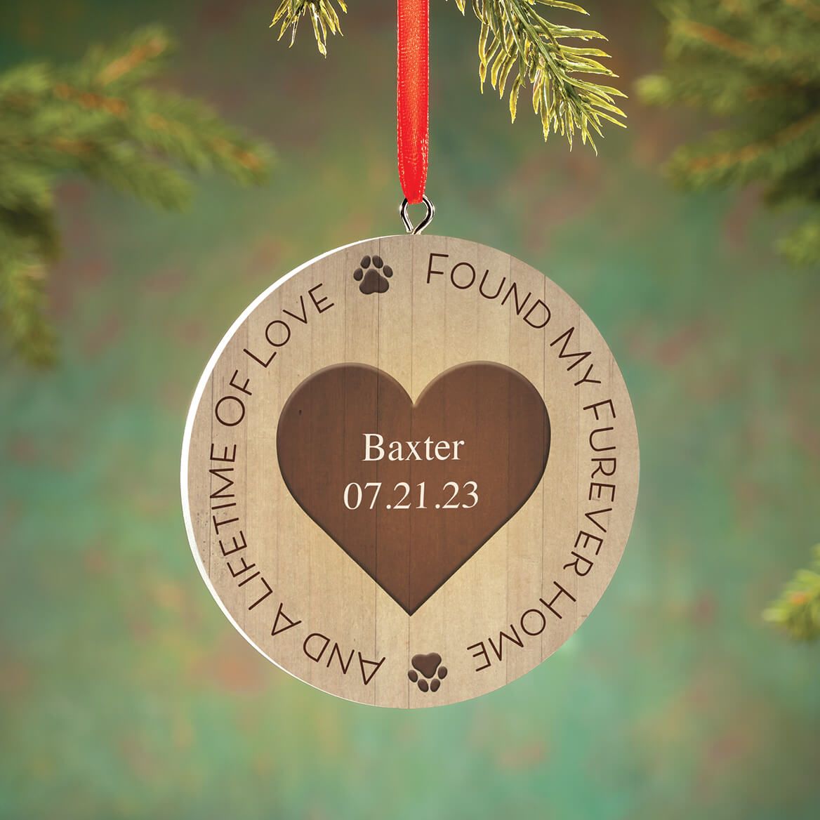 Personalized Pet Adoption Ornament