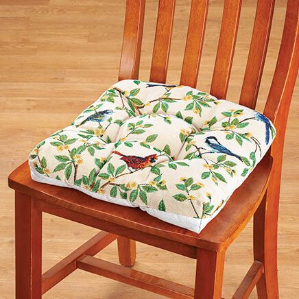 Birds Tapestry Chair Pad by OakRidge™-372993