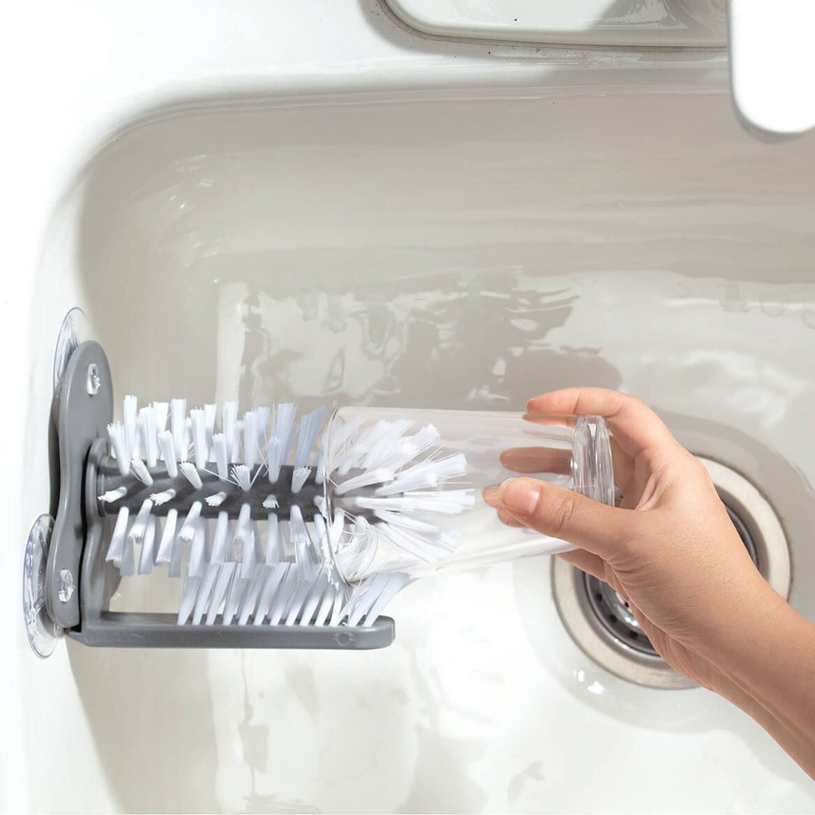 Drinkware Cleaner with Suction Base by Home Marketplace™ + '-' + 372994