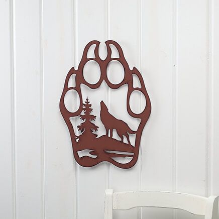 Paw Print Northwoods Metal Wall Art by Fox River™ Creations-373030