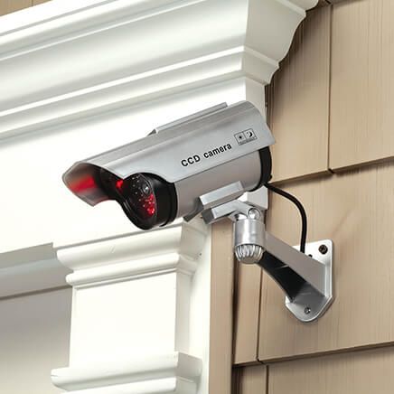 Silver Mock Solar Security Camera-373284