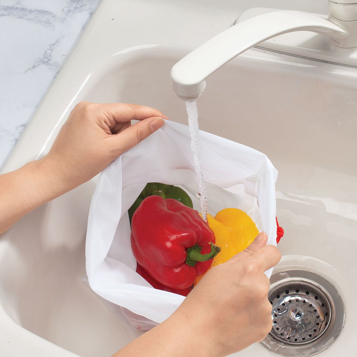 Reusable Mesh Produce Bags by Chef's Pride™, Set of 15 + '-' + 373310