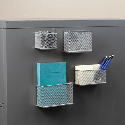 Magnetic Mesh Baskets Set of 4-373398