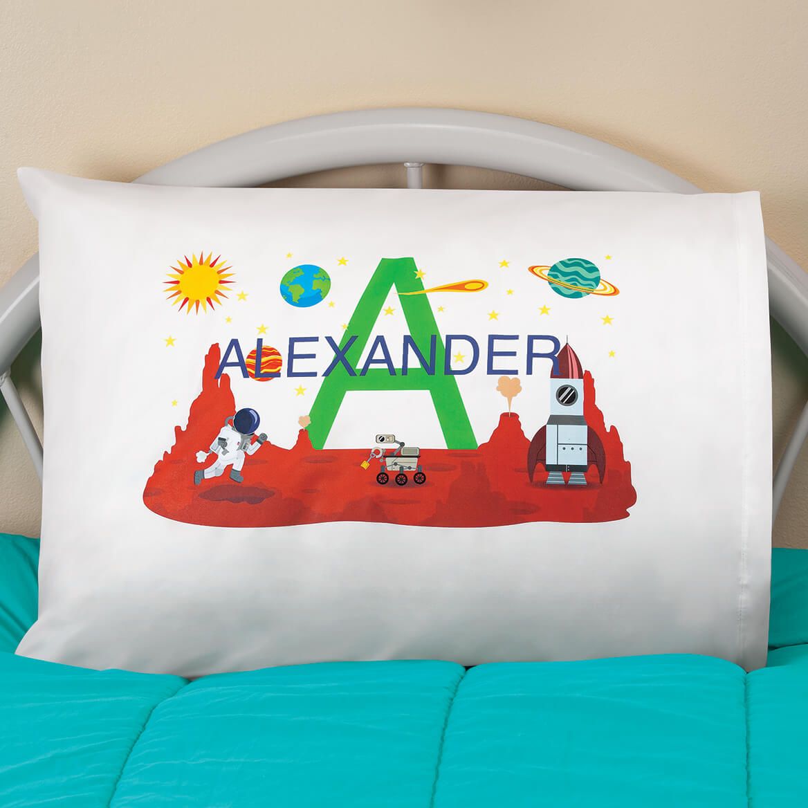 Personalized My Name Space-Themed Pillowcase + '-' + 373525