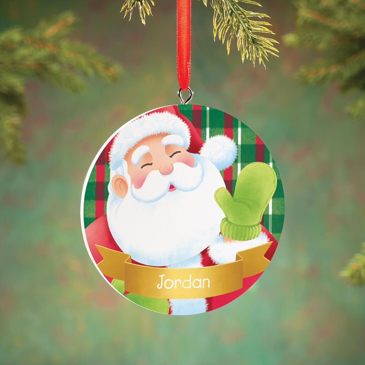 Personalized Santa Ornament