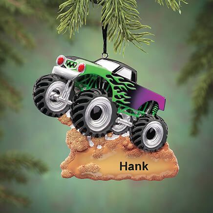 View product details for Personalized Monster Truck Ornament