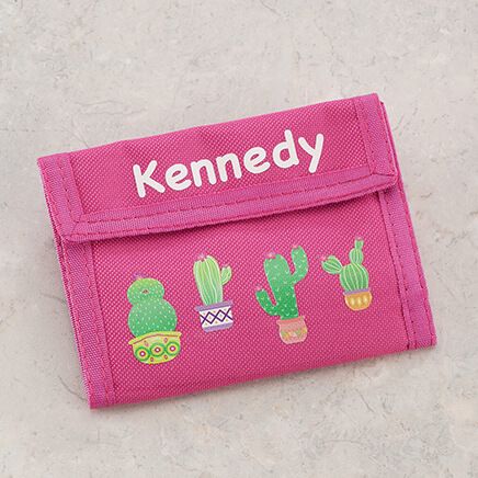 Personalized Children's Cactus-Themed Wallet-373904
