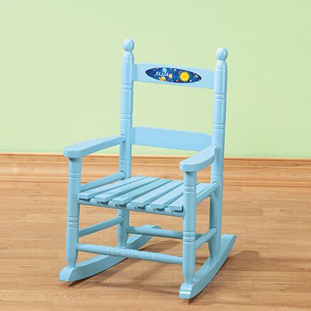 Personalized Space-Themed Children's Rocking Chair-373932